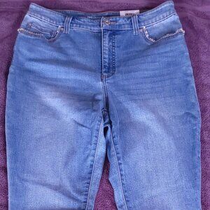 Macy's I.N.C. Women's Jeans, Rhinestones, Skinny, High Rise Jeans, Size 6/28